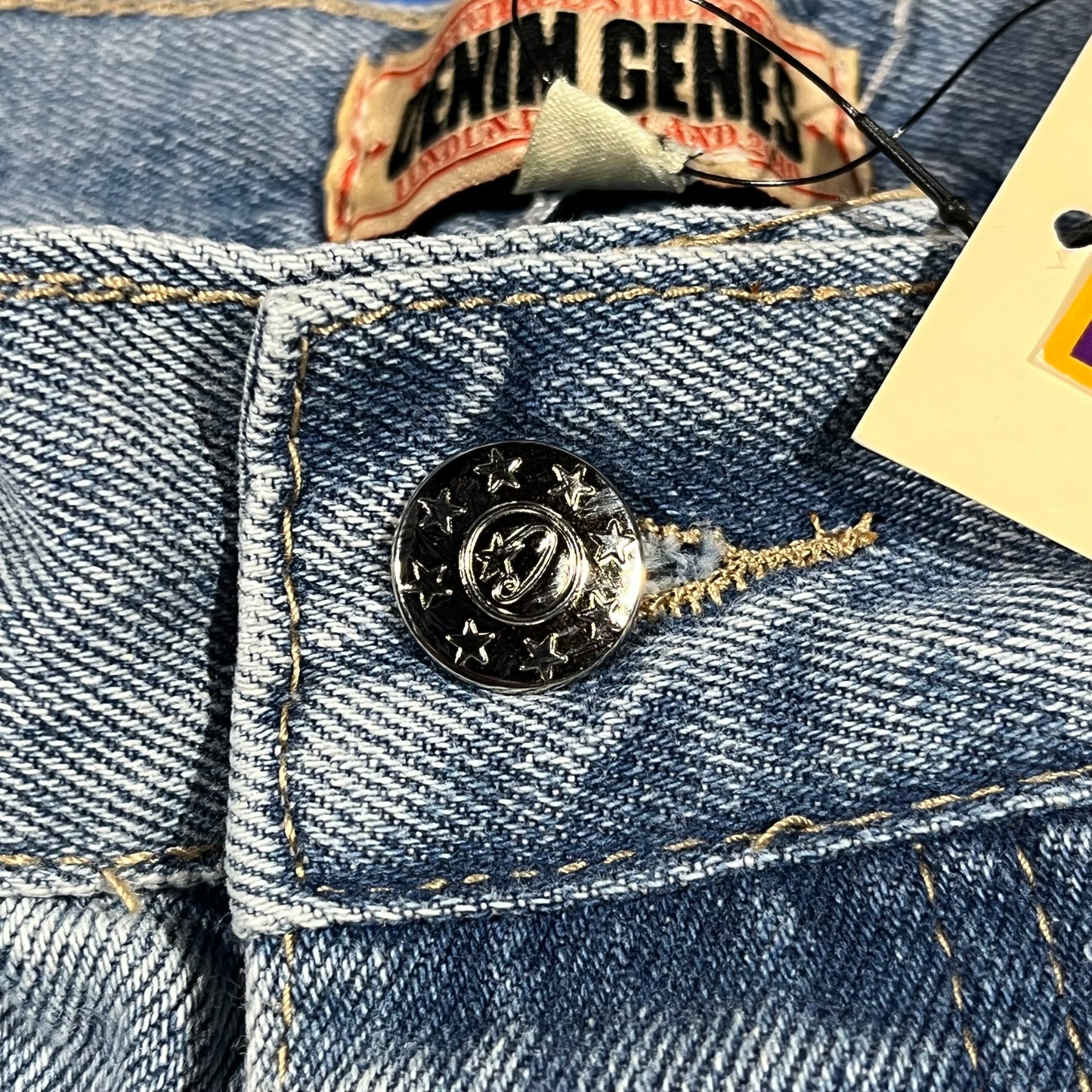 Corteiz Alcatraz Denim Shorts Blue