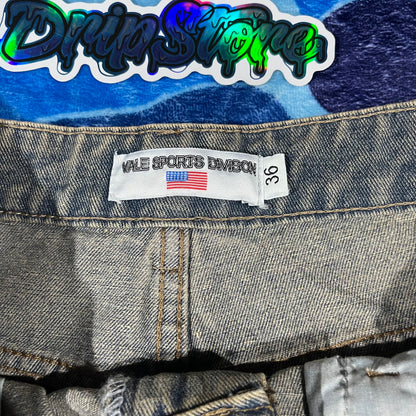 Vale Forever Skittles Denim Shorts Blue