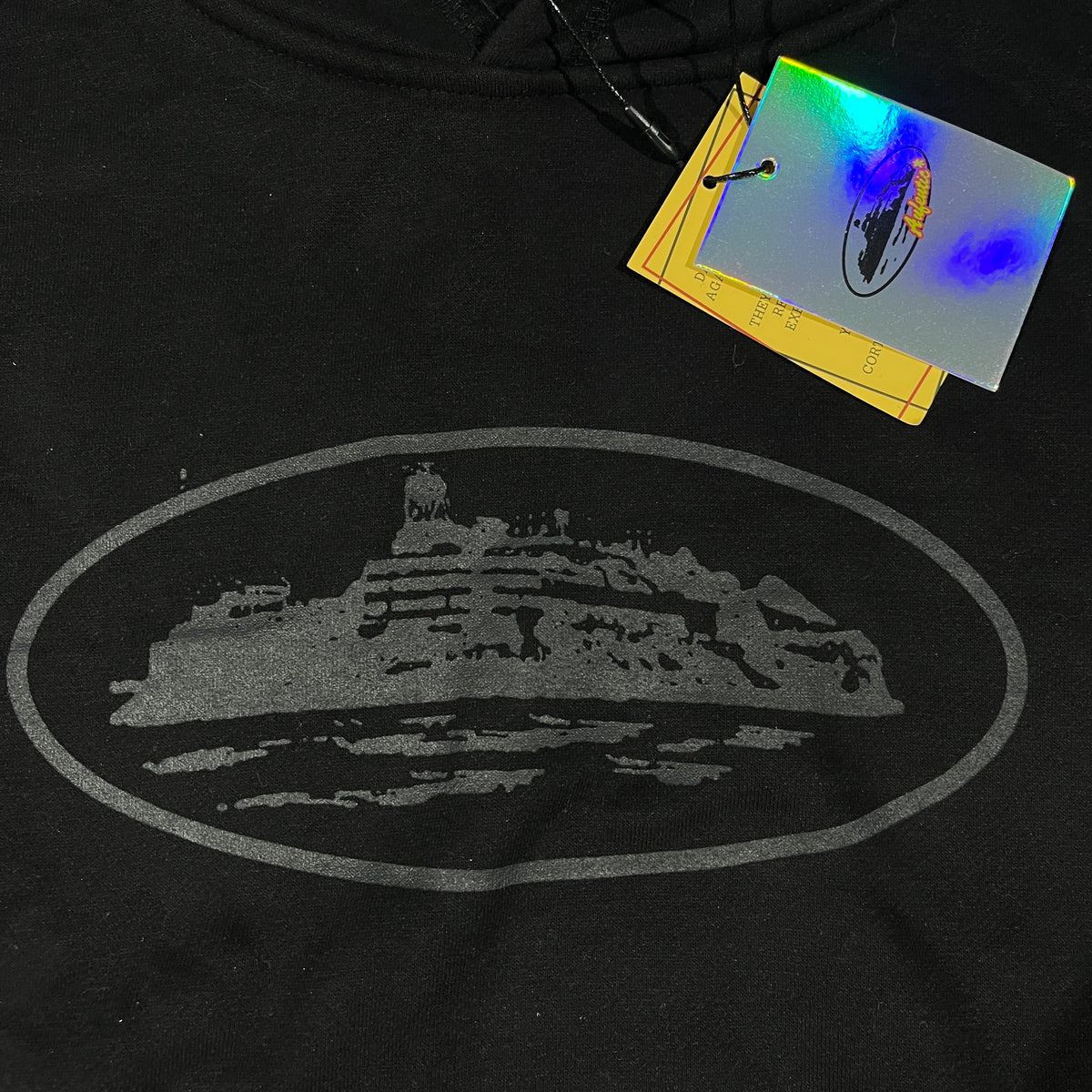 Buzo Corteiz Alcatraz Triple Negro L-XL