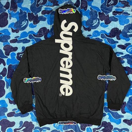 Buzo Supreme Satin Applique Negro XL