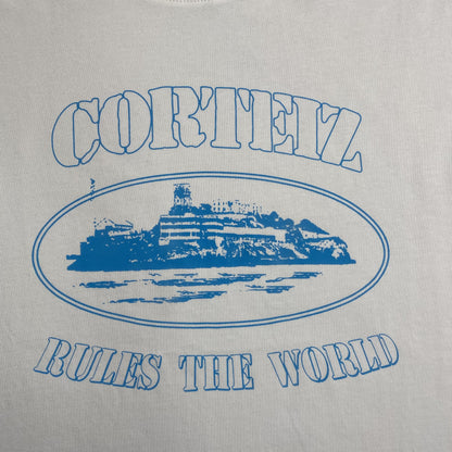 CORTEIZ ALCATRAZ RULES THE WORLD TEE WHITE