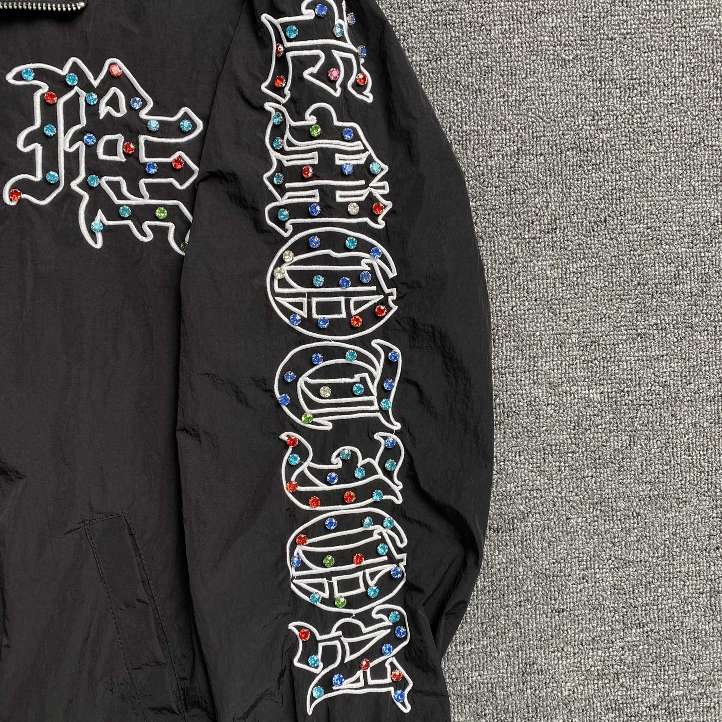 Mixed Emotion Gem Jacket Black