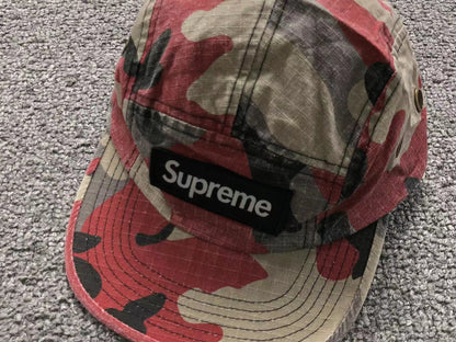 Supreme Military Camp Cap Red Camo