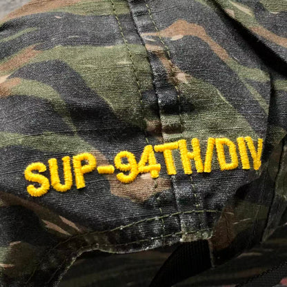 Supreme Military Camp Cap Olive Tiger Camo