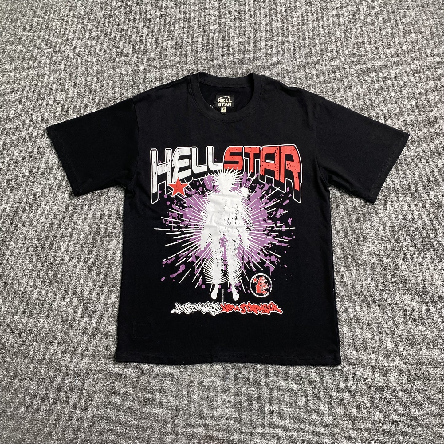 HELLSTAR MAKES YOU STRANGER TEE BLACK