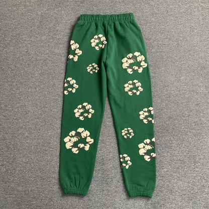 DENIM TEARS X CPFM CACTUS TEARS WREATH PANTS GREEN