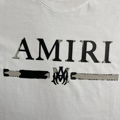 AMIRI MA BAR LOGO TEE WHITE