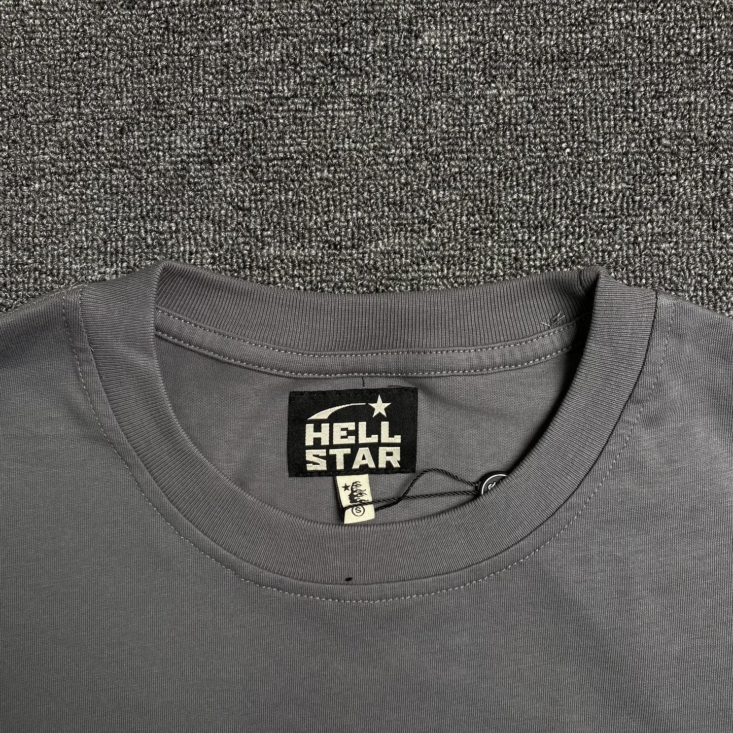 HELLSTAR BIKER TOUR TEE GREY