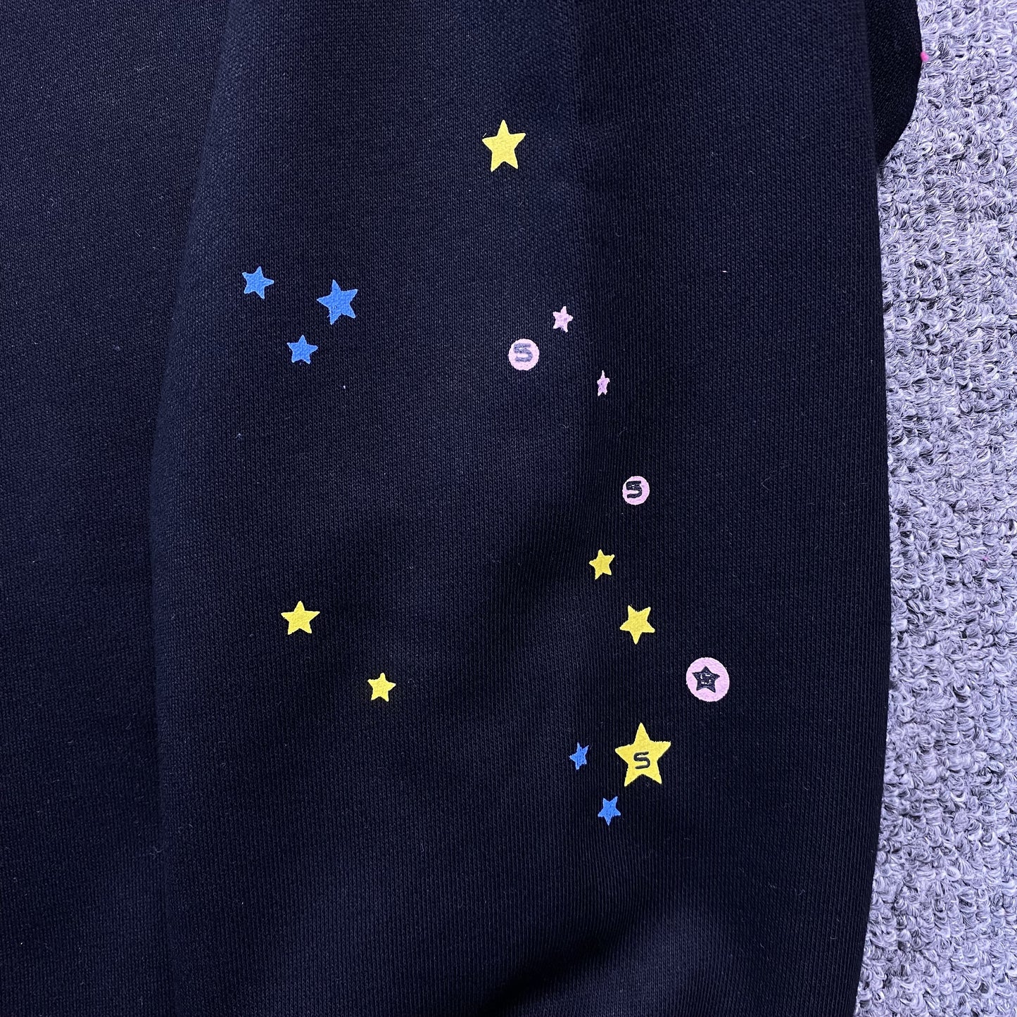 SP5DER P*NK HOODIE BLACK