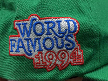 Supreme World Famous S Logo 6-Panel Hat Green