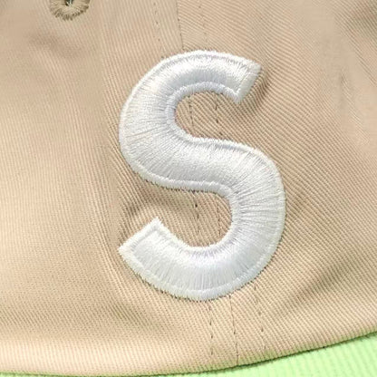 Supreme 2-Tone S Logo 6-Panel Cap Tan
