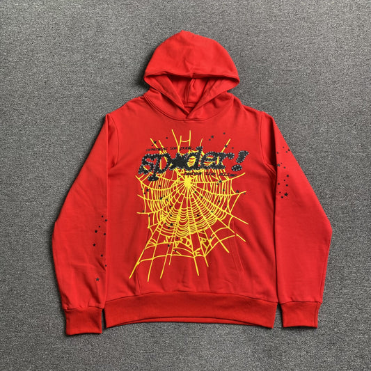 SP5DER P*NK V2 HOODIE RED