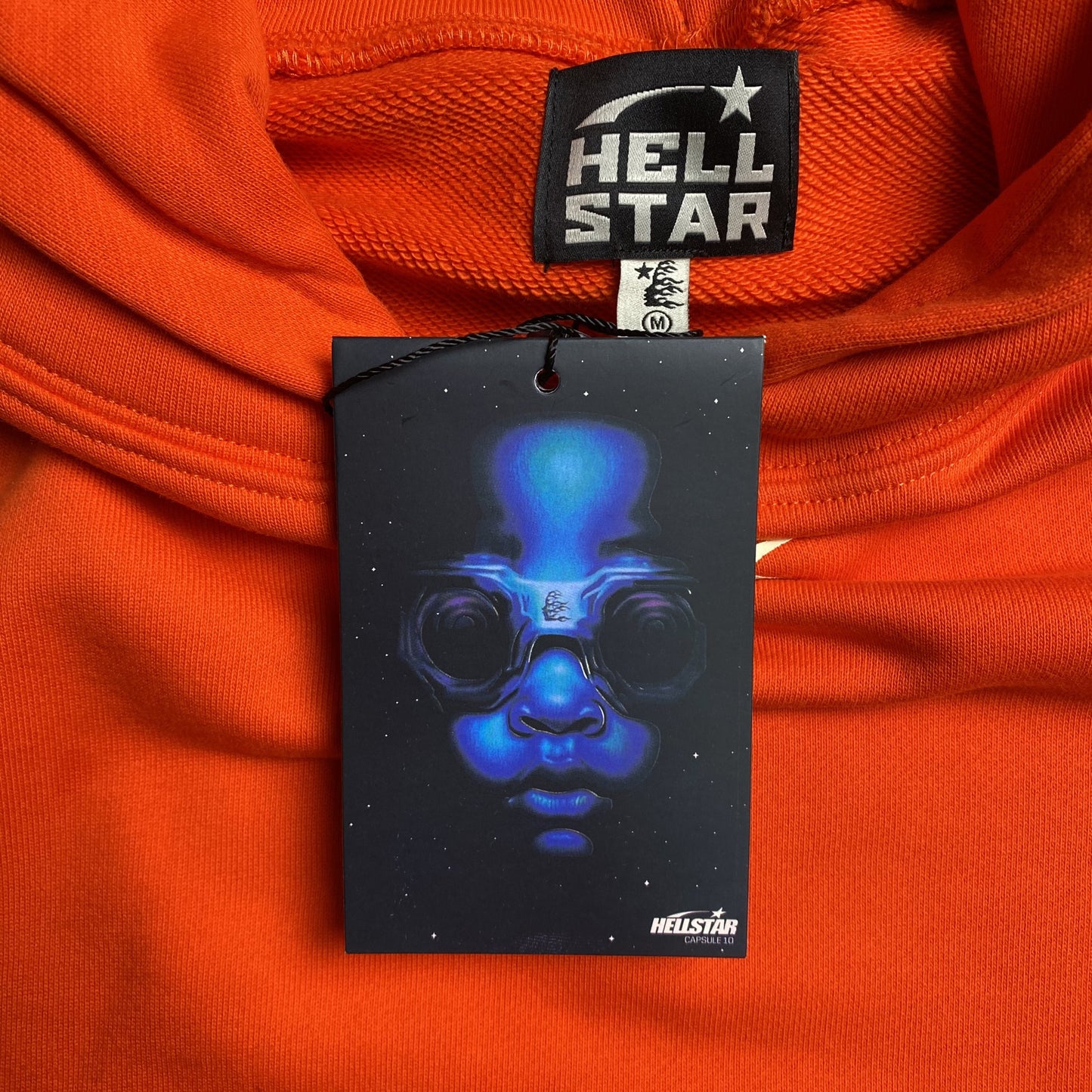 HELLSTAR SPORTS HOODIE JET ORANGE