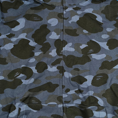 BAPE COLOR CAMO SHARK FULL ZIP HOODIE BLUE