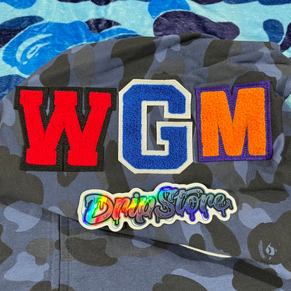 BAPE COLOR CAMO SHARK FULL ZIP HOODIE BLUE