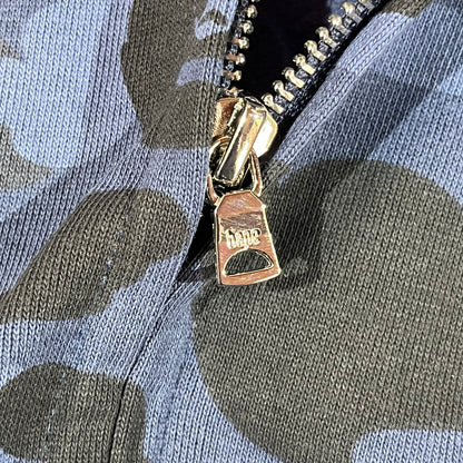 BAPE COLOR CAMO SHARK FULL ZIP HOODIE BLUE