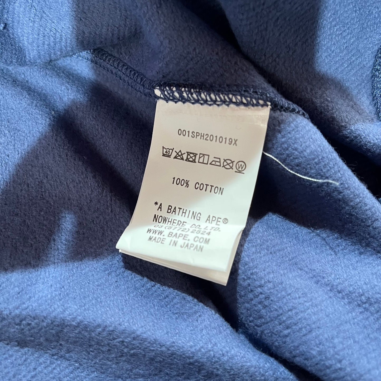 BAPE COLOR CAMO SHARK FULL ZIP HOODIE BLUE