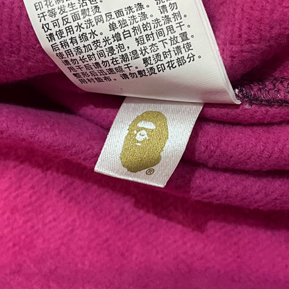 BAPE COLOR CAMO SHARK WIDE FULL ZIP DOUBLE HOODIE PURPLE