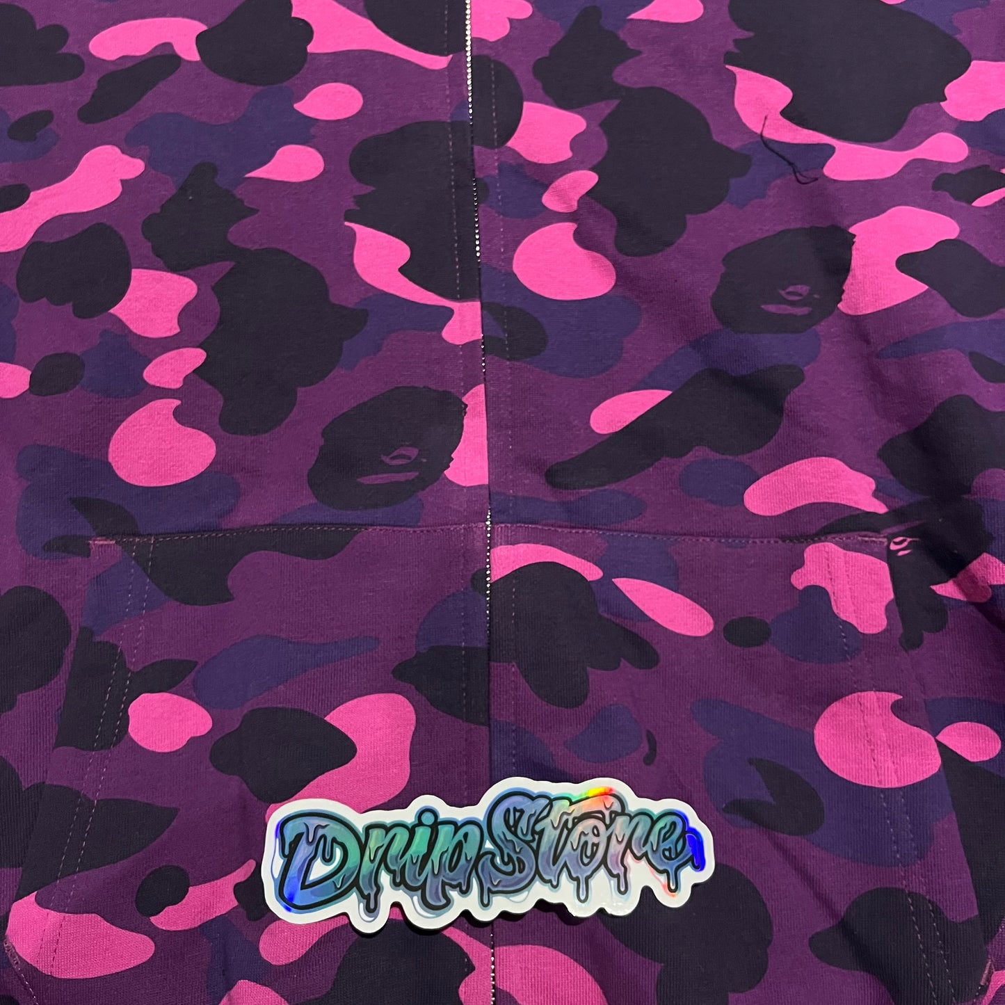 BAPE COLOR CAMO SHARK FULL ZIP HOODIE PURPLE