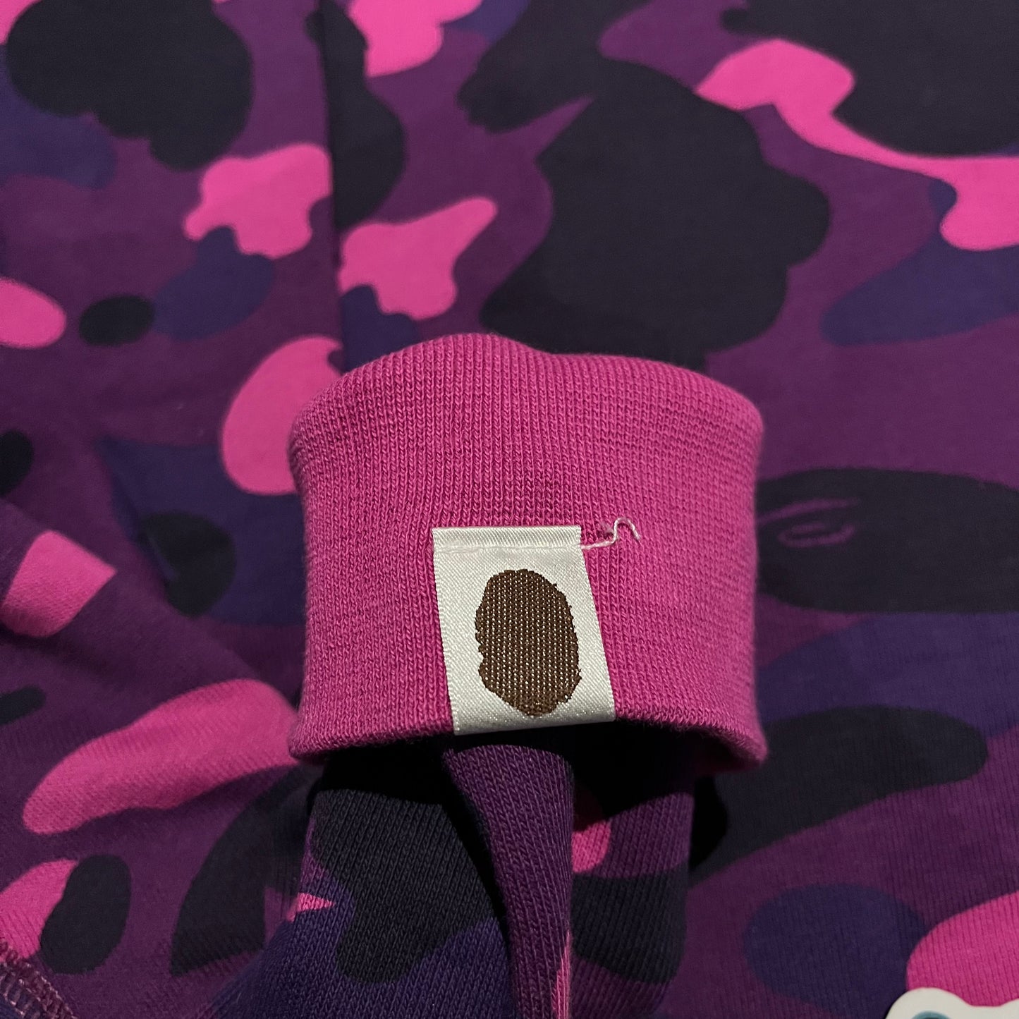 BAPE COLOR CAMO SHARK FULL ZIP HOODIE PURPLE