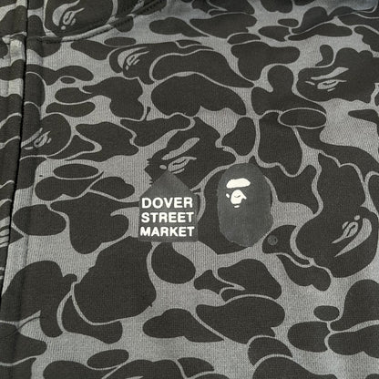 BAPE X DOVER STREET MARKET SPECIAL CAMO SHARK FULL ZIP HOODIE
