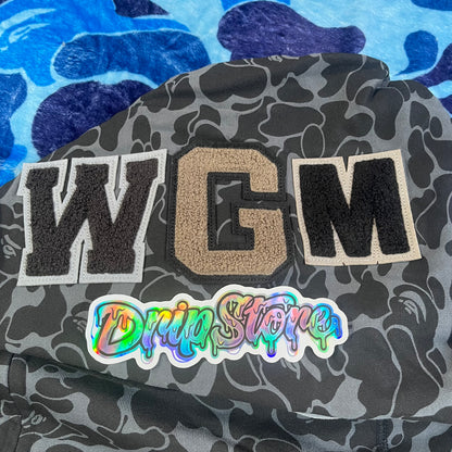 BAPE X DOVER STREET MARKET SPECIAL CAMO SHARK FULL ZIP HOODIE