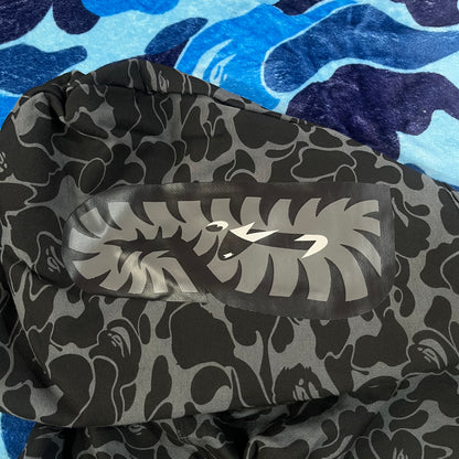 BAPE X DOVER STREET MARKET SPECIAL CAMO SHARK FULL ZIP HOODIE