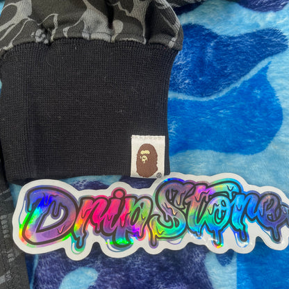 BAPE X DOVER STREET MARKET SPECIAL CAMO SHARK FULL ZIP HOODIE