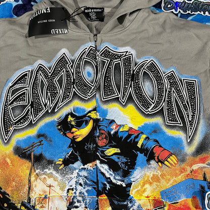 Mixed Emotion Last Ride Jacket Grey