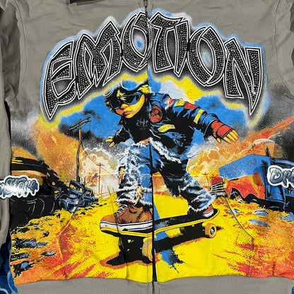 Mixed Emotion Last Ride Jacket Grey