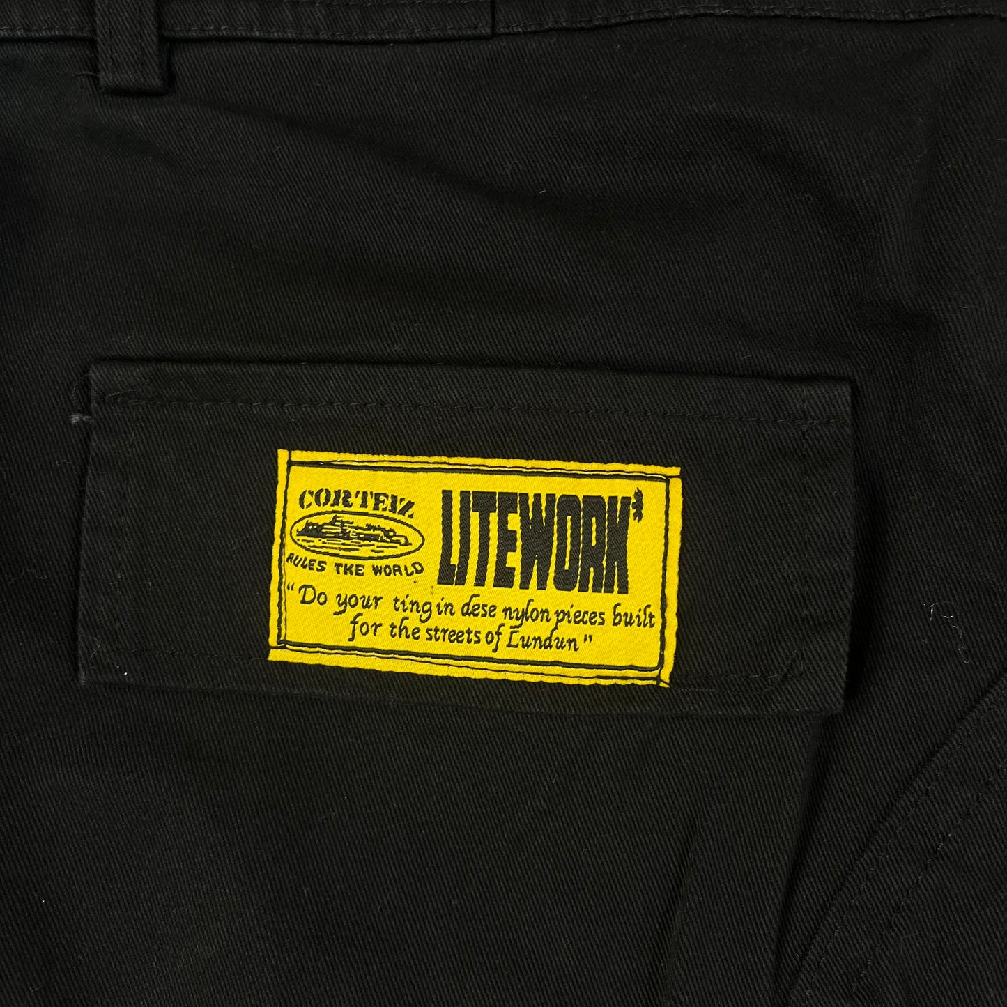 CORTEIZ GUERILLAZ CARGOS BLACK