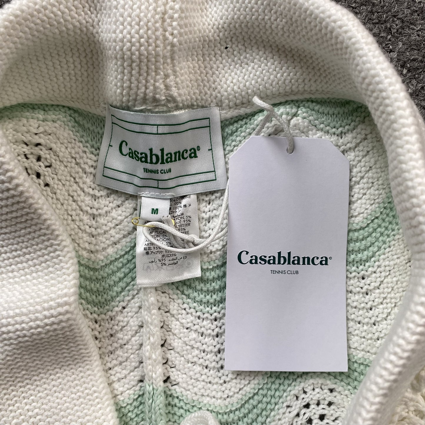 Casablanca Crochet Set Green Gradient
