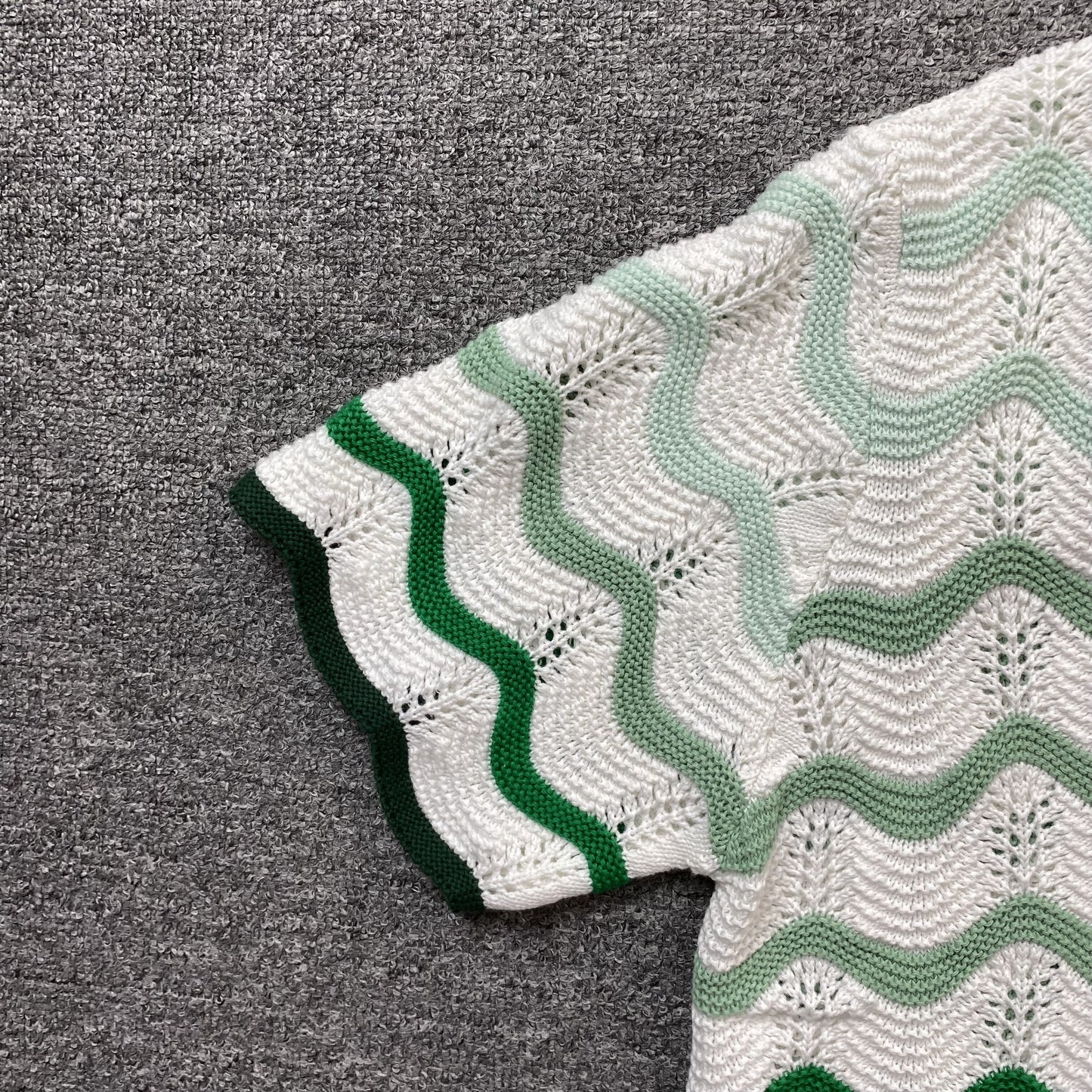 Casablanca Crochet Set Green Gradient