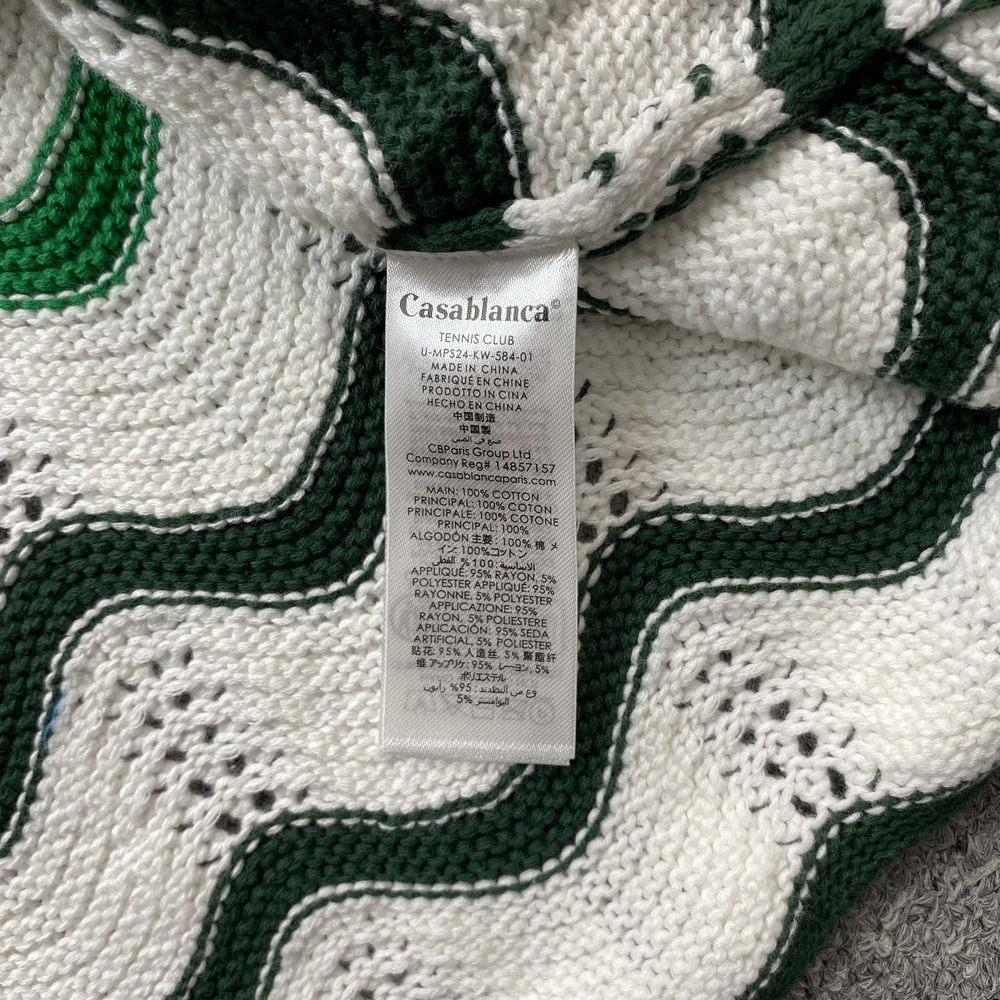 Casablanca Crochet Set Green Gradient