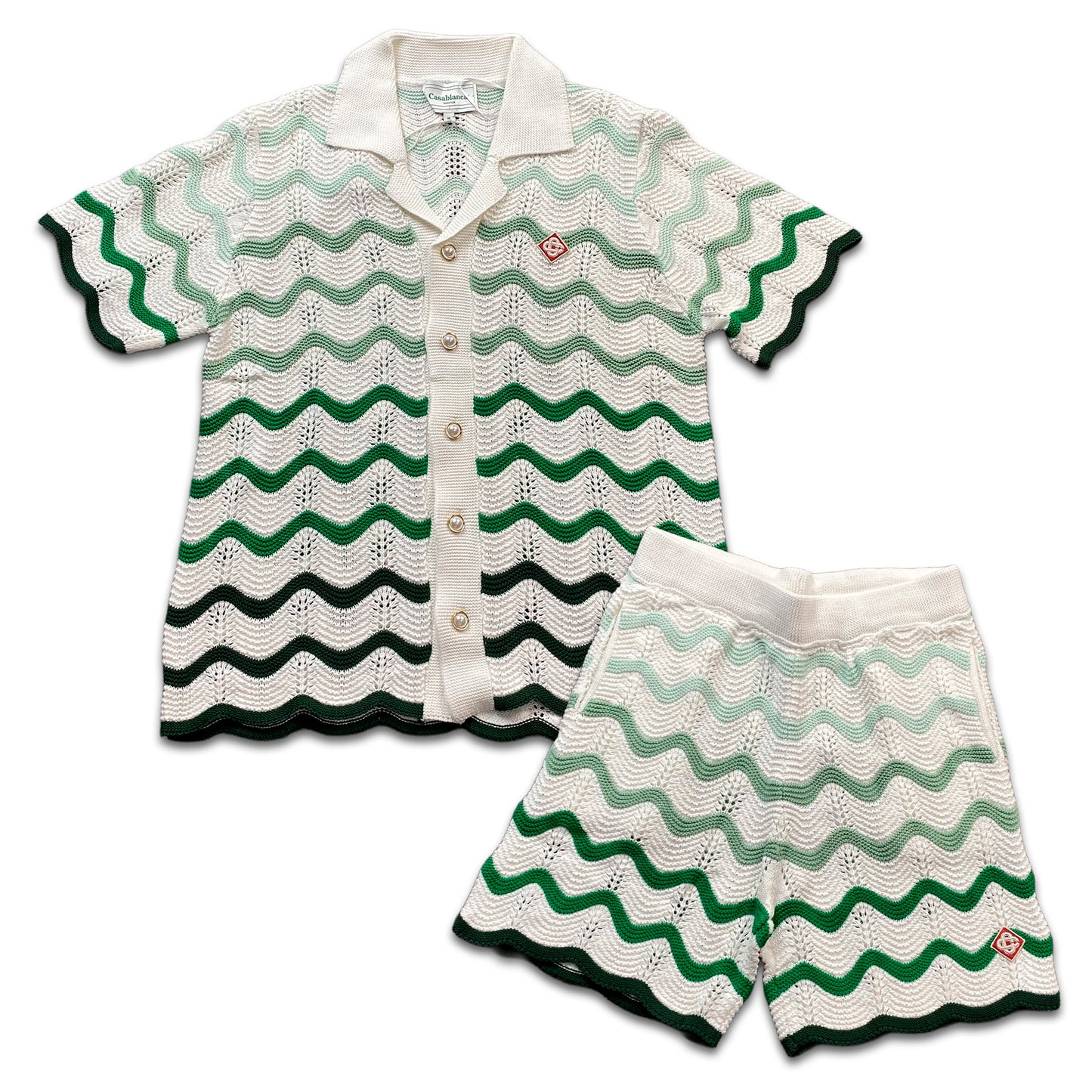 Casablanca Crochet Set Green Gradient