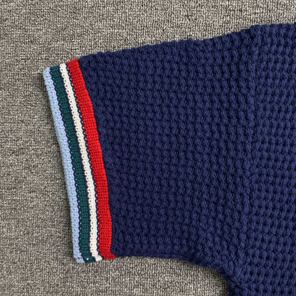 Casablanca Crochet Set Logo Blue