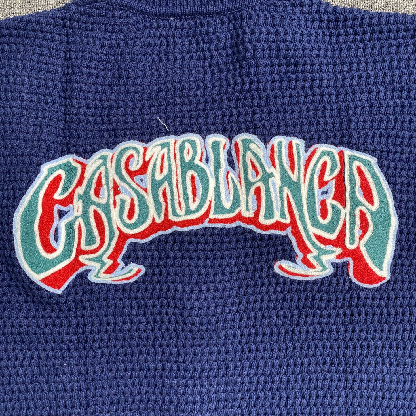 Casablanca Crochet Set Logo Blue