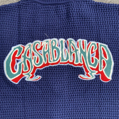 Casablanca Crochet Set Logo Blue