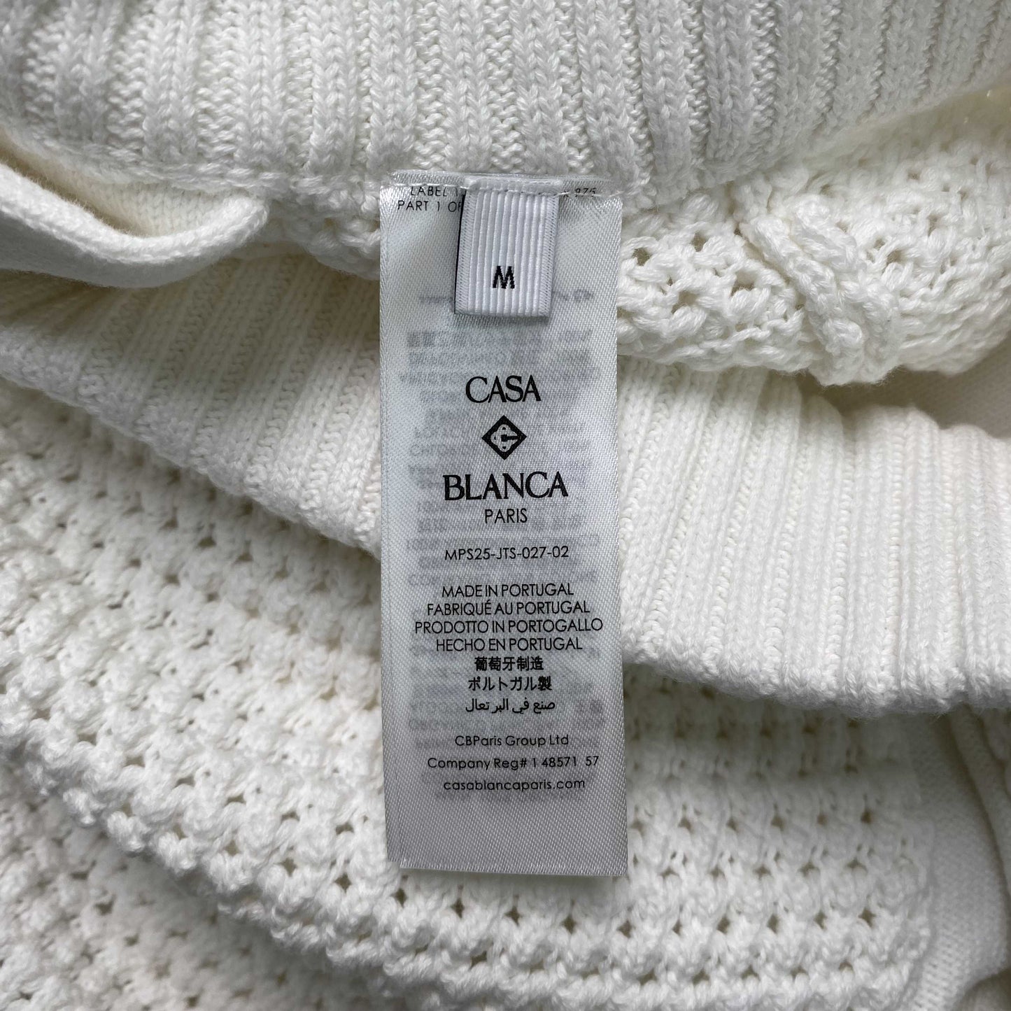 Casablanca Crochet Set Logo White