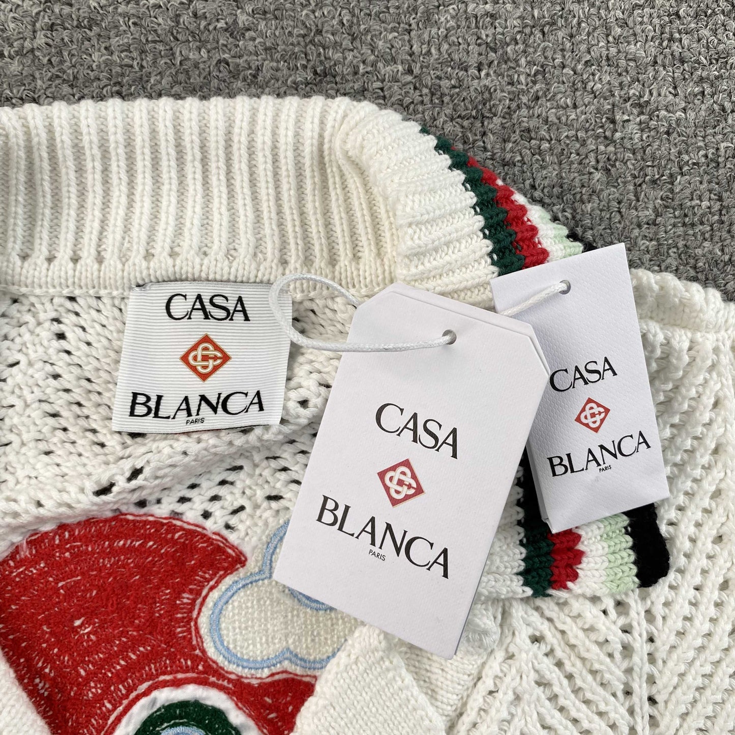 Casablanca Crochet Set Logo White