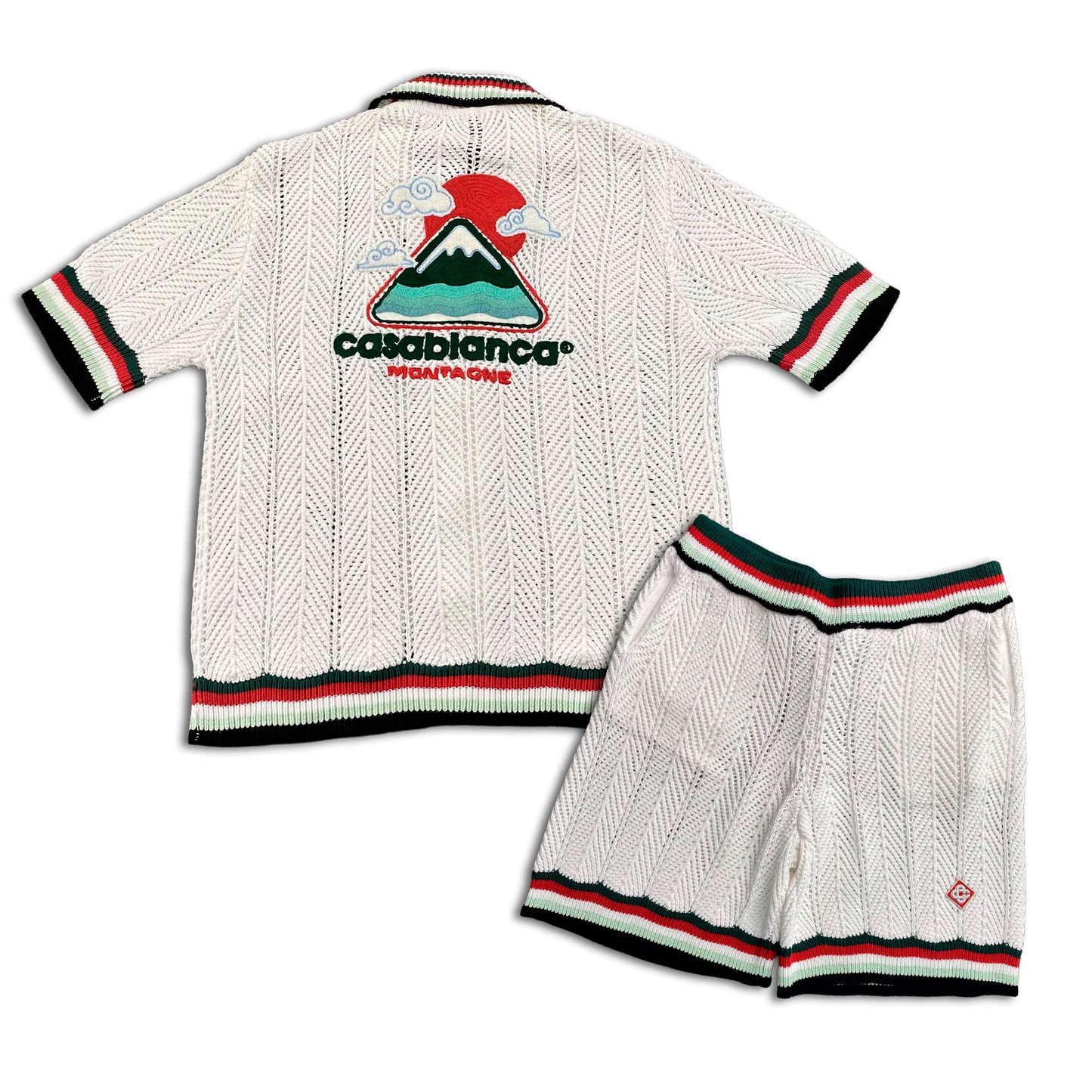Casablanca Crochet Set Logo White
