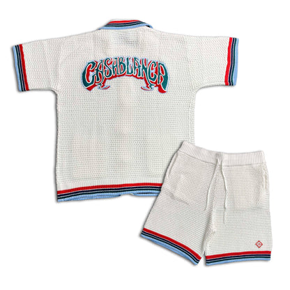 Casablanca Crochet Set Logo White