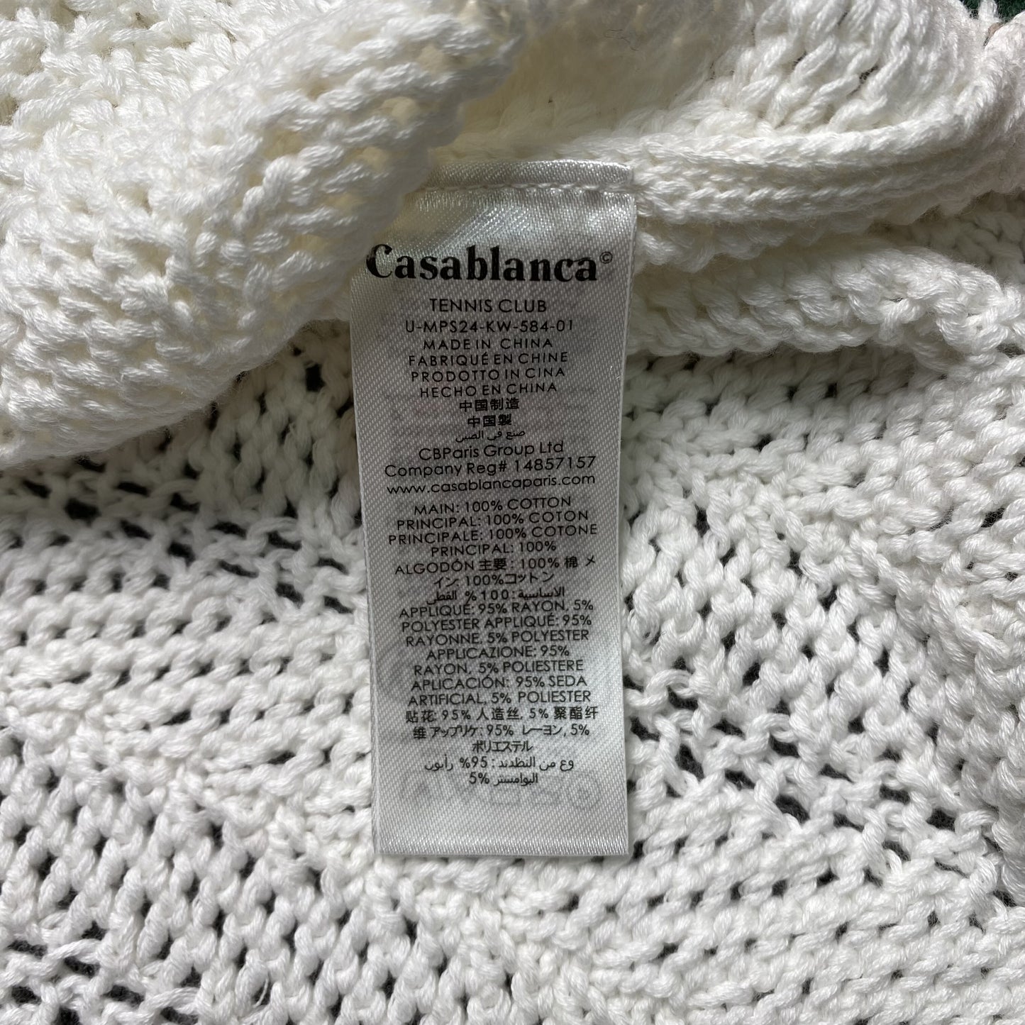 Casablanca Crochet Set White