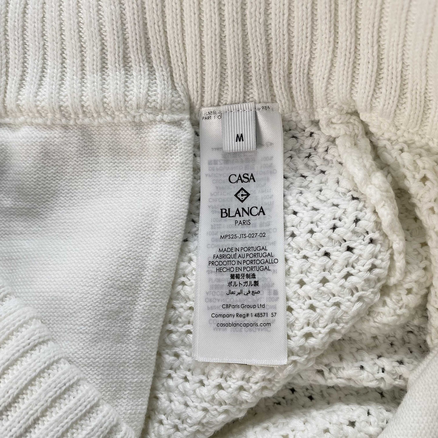 Casablanca Crochet Set White Blue