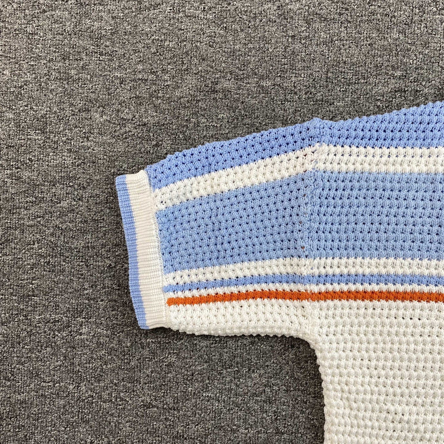 Casablanca Crochet Set White Blue