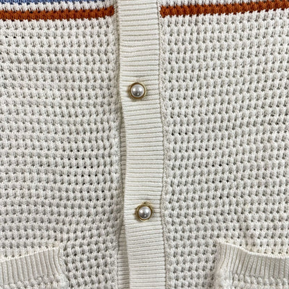 Casablanca Crochet Set White Blue