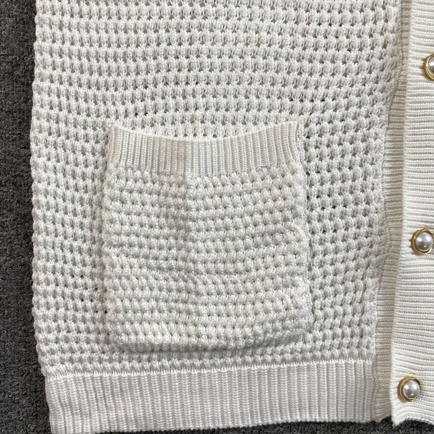 Casablanca Crochet Set White Blue