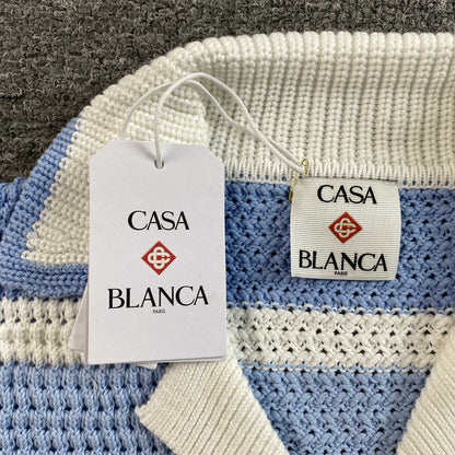 Casablanca Crochet Set White Blue