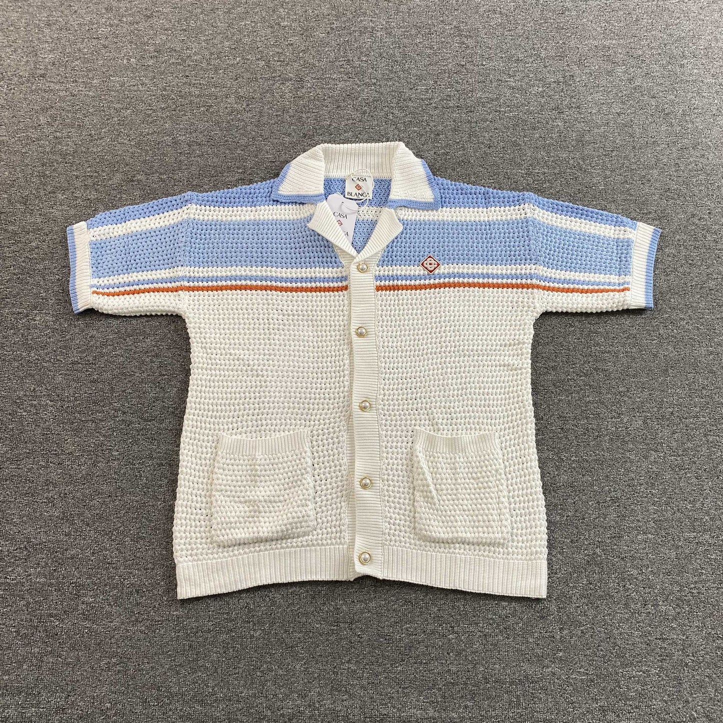 Casablanca Crochet Set White Blue