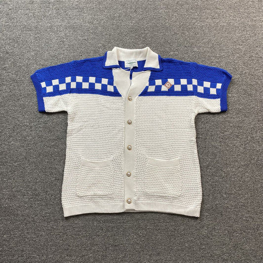 Casablanca Crochet Set White Blue